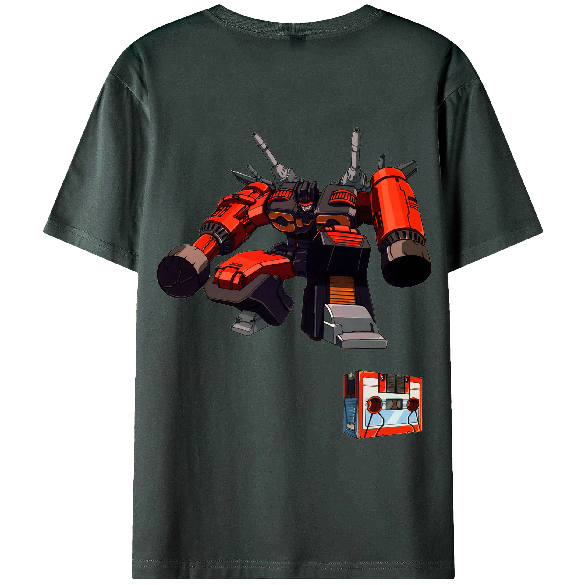 （画像用）  綿100％ メンズ半袖Tシャツ（バックプリント） 通気性